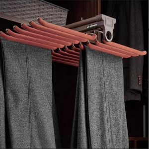 24 rods 2 side top mount trouser rack