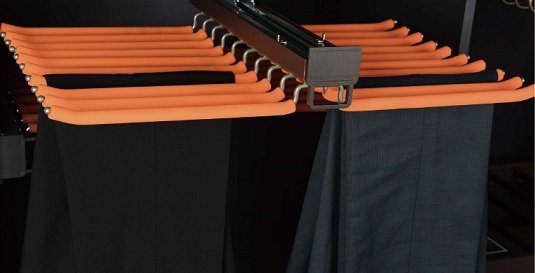 24 rods 2 side top mount trouser rack - Image 7