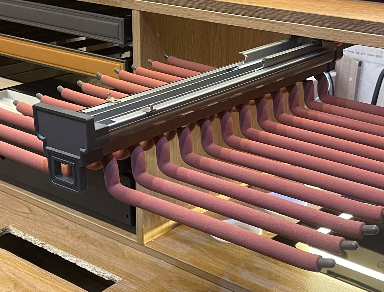 24 rods 2 side top mount trouser rack - Image 3