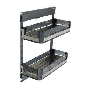 Side Mount Glass Spice Rack