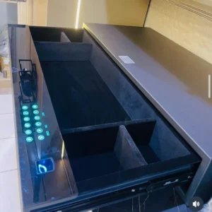 Fingerprint/Passcode Safety Box with Divider
