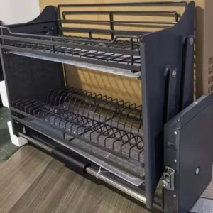 Pulldown Grey Plate Rack