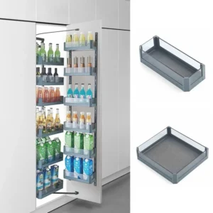 6-Step Glass Pantry