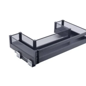 Tempered Glass U-Shape Under sink Rack (35kg Capacity)