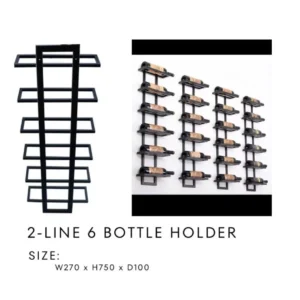 2-Line 6-Bottle Holder