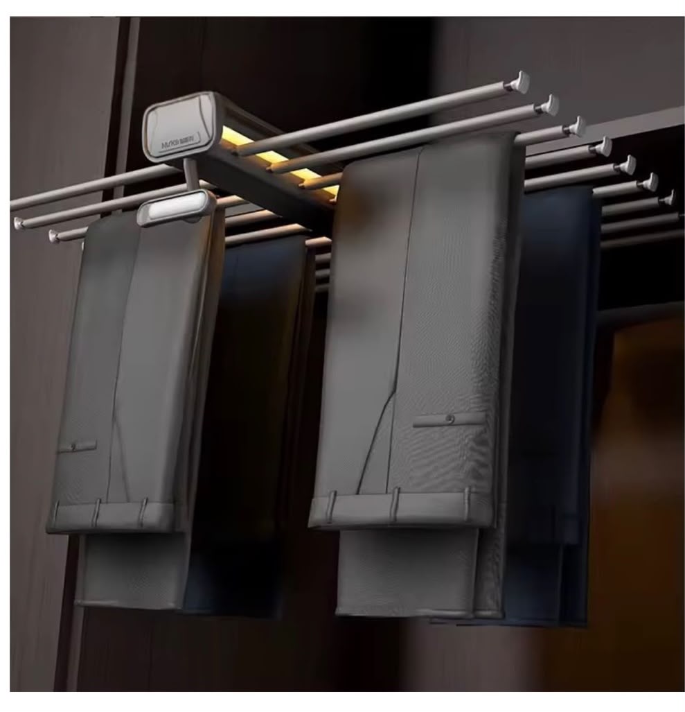 LED Top Mount Trouser Rack